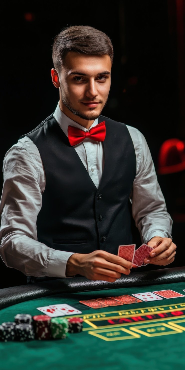 Antarmuka permainan No Commission Baccarat di congtogell menampilkan opsi taruhan dan hasil real-time